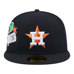 Navy Houston Astros New Era City Patch 59FIFTY Fitted Hat