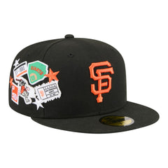 Black San Francisco Giants New Era City Patch 59FIFTY Fitted Hat