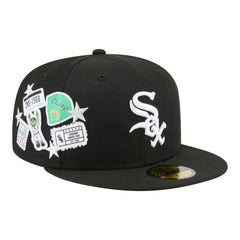 Black Chicago White Sox New Era City Patch 59FIFTY Fitted Hat