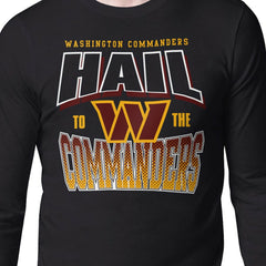 Starter Comic Style Slogan Long Sleeve T-Shirt - Washington Commanders T-shirts