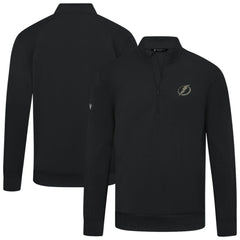 NHL Tampa Bay Lightning Levelwear Copper Upright Quarter-Zip Pullover