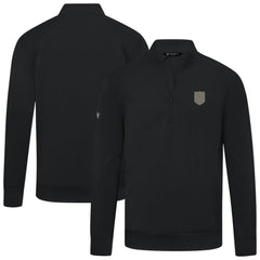 NHL Vegas Golden Knights Levelwear Copper Upright Quarter-Zip Pullover