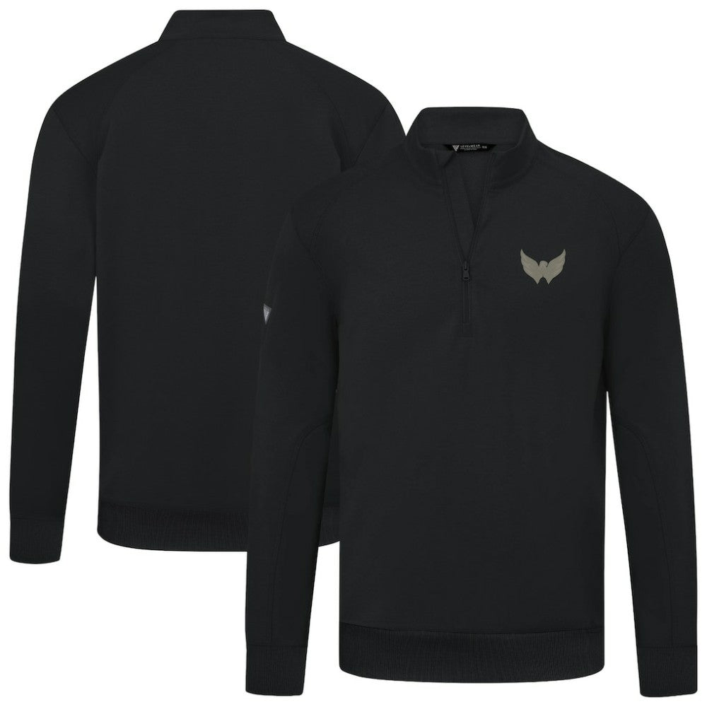NHL Washington Capitals Levelwear Copper Upright Quarter-Zip Pullover