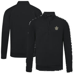 NHL Toronto Maple Leafs Levelwear Copper Upright Quarter-Zip Pullover