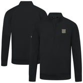 NHL New York Rangers Levelwear Copper Upright Quarter-Zip Pullover