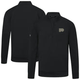 NHL Philadelphia Flyers Levelwear Copper Upright Quarter-Zip Pullover