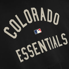 Heather Black/Purple Colorado Rockies Fear of God x MLB Sport Fit Hoodie