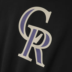 Heather Black/Purple Colorado Rockies Fear of God x MLB Sport Fit Hoodie