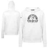 White Toronto Blue Jays Levelwear Women's Adorn Banner Arch Hoodie