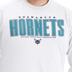 Charlotte Hornets G-III Sports by Carl Banks Adaptive Printed Mesh Effect Long Sleeve T-Shirt