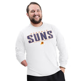 Phoenix Suns G-III Sports by Carl Banks Adaptive Printed Mesh Effect Long Sleeve T-Shirt