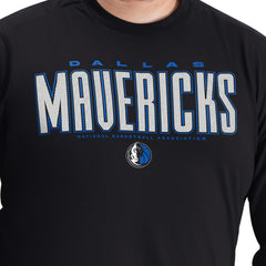 Dallas Mavericks G-III Sports by Carl Banks Adaptive Printed Mesh Effect Long Sleeve T-Shirt sale