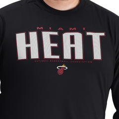 Miami Heat G-III Sports by Carl Banks Adaptive Printed Mesh Effect Long Sleeve T-Shirt