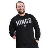 Sacramento Kings G-III Sports by Carl Banks Adaptive Printed Mesh Effect Long Sleeve T-Shirt