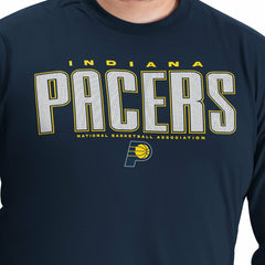 Indiana Pacers G-III Sports by Carl Banks Adaptive Printed Mesh Effect Long Sleeve T-Shirt
