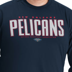 New Orleans Pelicans G-III Sports by Carl Banks Adaptive Printed Mesh Effect Long Sleeve T-Shirt