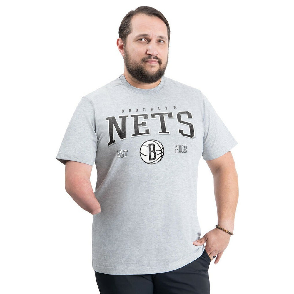 Brooklyn Nets G-III Sports by Carl Banks Adaptive Classic Team Spirit Short Sleeve T-Shirt