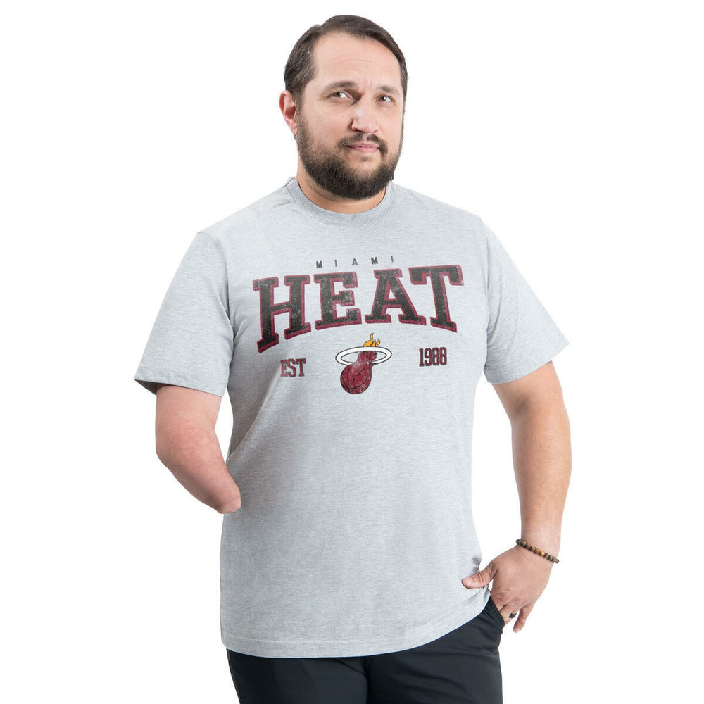 Miami Heat G-III Sports by Carl Banks Adaptive Classic Team Spirit Short Sleeve T-Shirt