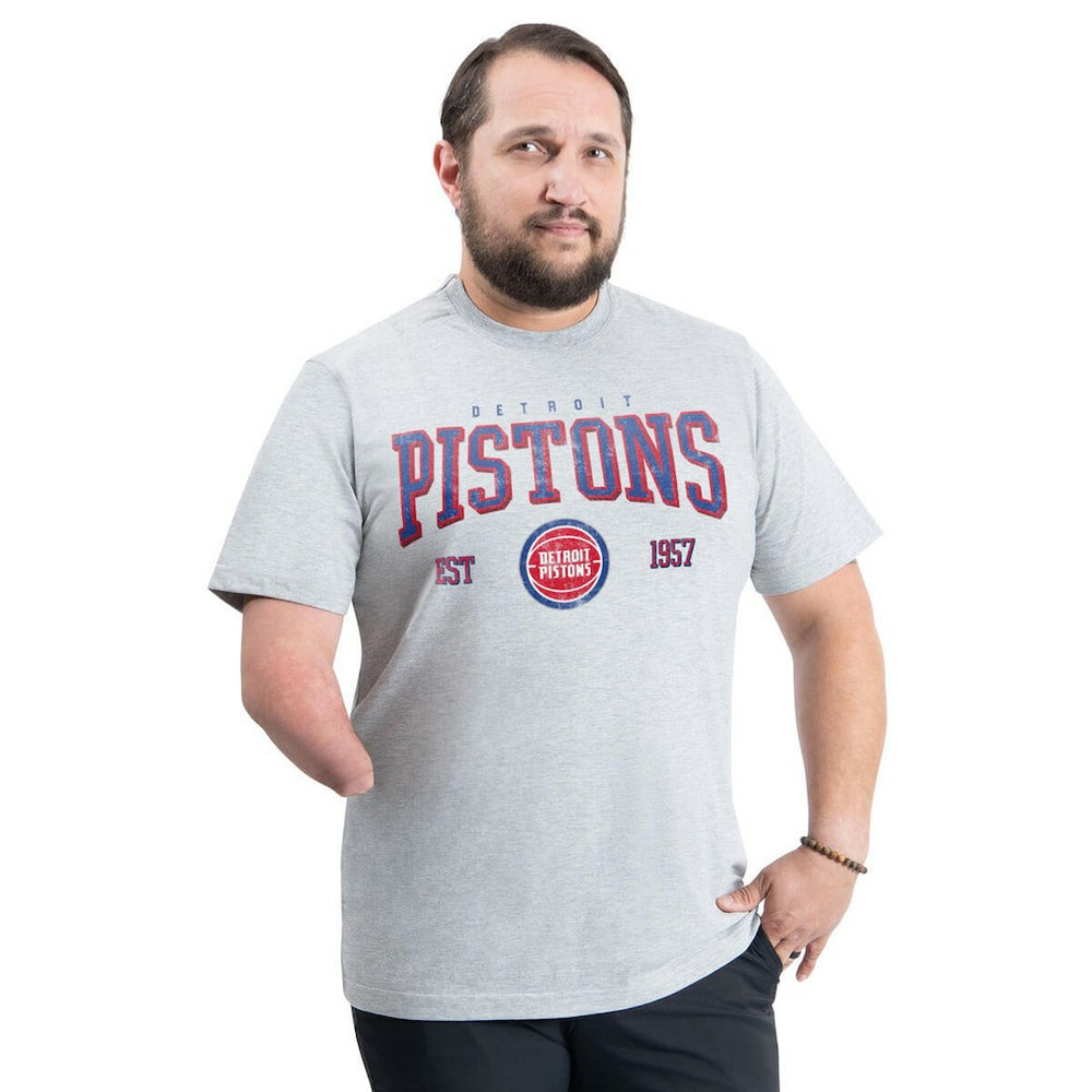 Detroit Pistons G-III Sports by Carl Banks Adaptive Classic Team Spirit Short Sleeve T-Shirt sale
