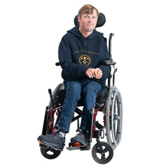 Denver Nuggets G-III Sports by Carl Banks Adaptive Team Arc Fleece Hoodie sale