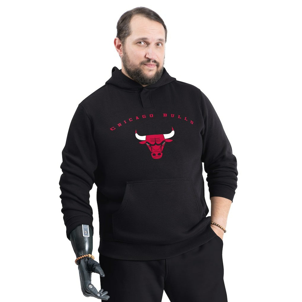 Chicago Bulls G-III Sports by Carl Banks Adaptive Team Arc Fleece Hoodie sale