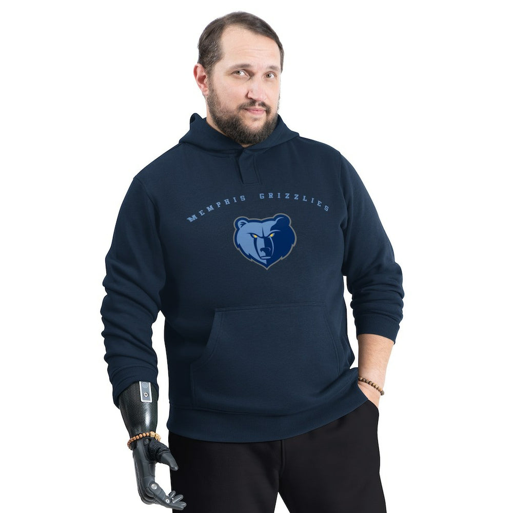 Memphis Grizzlies G-III Sports by Carl Banks Adaptive Team Arc Fleece Hoodie
