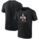 Bo Nix Humble Shadow Player Graphic T-Shirt - Denver Broncos T-shirts