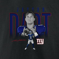 Jaxson Dart Humble Shadow Player Graphic T-Shirt - New York Giants T-shirts