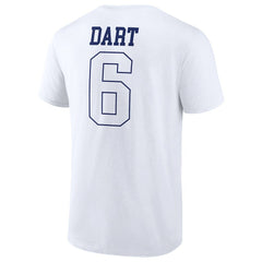 Jaxson Dart Tonal Name & Number T-Shirt - New York Giants T-shirts