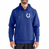 Cutter & Buck Roam Eco Half-Zip Recycled Pullover Hoodie - Indianapolis Colts Hoodies