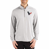 Cutter & Buck Coastline Epic Comfort Recycled Quarter-Zip Pullover - Houston Texans Pullover