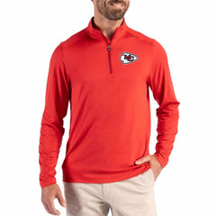 Cutter & Buck Coastline Epic Comfort Recycled Quarter-Zip Pullover - Kansas City Chiefs Pullover