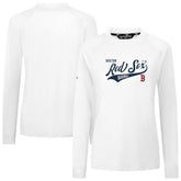 White Boston Red Sox Levelwear Women's Slender Glide T-Shirt