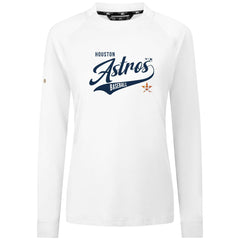 White Houston Astros Levelwear Women's Slender Glide T-Shirt