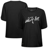 Black Chicago White Sox Levelwear Women's Bloom Sizzle T-Shirt