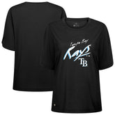 Black Tampa Bay Rays Levelwear Women's Bloom Sizzle T-Shirt