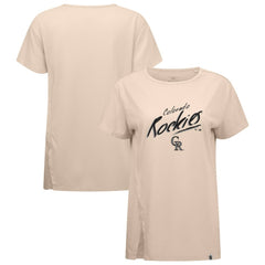 Khaki Colorado Rockies Levelwear Women's Influx Sizzle T-Shirt