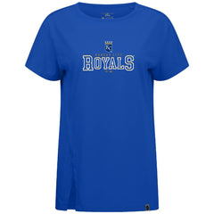 Royal Kansas City Royals Levelwear Women's Influx Journey T-Shirt