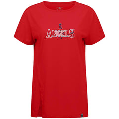 Red Los Angeles Angels Levelwear Women's Influx Journey T-Shirt