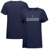 Navy Seattle Mariners Levelwear Women's Influx Journey T-Shirt