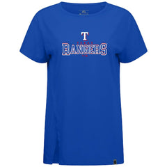 Royal Texas Rangers Levelwear Women's Influx Journey T-Shirt