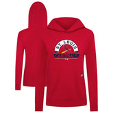Red St. Louis Cardinals Levelwear Women's Relay Banner Arch Long Sleeve T-Shirt Hoodie