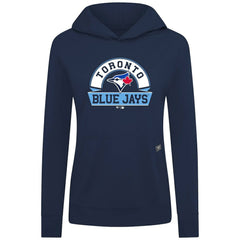 Royal Toronto Blue Jays Levelwear Women's Relay Banner Arch Long Sleeve T-Shirt Hoodie