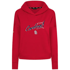 Red St. Louis Cardinals Levelwear Women's Sweet Sizzle Tri-Blend Hoodie