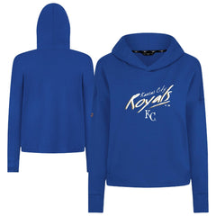 Royal Kansas City Royals Levelwear Women's Sweet Sizzle Tri-Blend Hoodie
