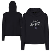 Black Colorado Rockies Levelwear Women's Sweet Sizzle Tri-Blend Hoodie
