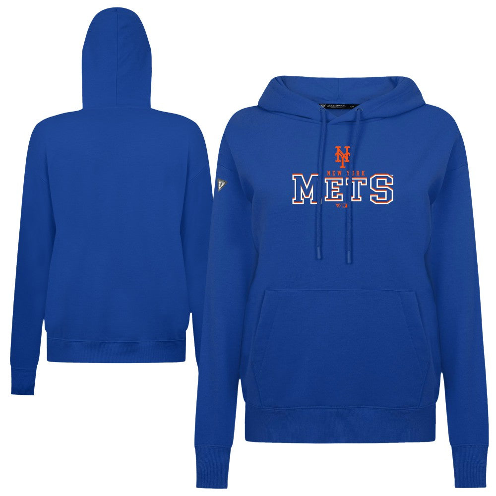 Royal New York Mets Levelwear Women's Adorn Journey Hoodie