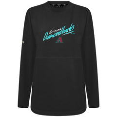 Black Arizona Diamondbacks Levelwear Women's Oversized Beaudry Sizzle Top
