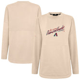 Khaki Arizona Diamondbacks Levelwear Women's Oversized Beaudry Sizzle Top