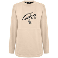 Khaki Colorado Rockies Levelwear Women's Oversized Beaudry Sizzle Top